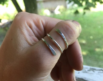 Midi Ring, Thumb or Knuckle Rings for Women - Daily Jewelry for Comfort - Crafted in Sterling Silver