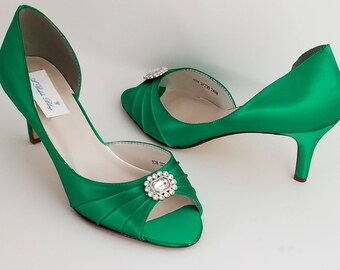 Wedding Shoes Emerald Green Bridal Shoes Emerald Green