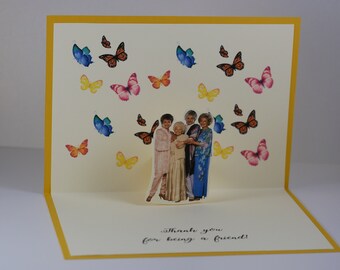 The Golden Girls, The Golden Girls birthday card, Golden Girls birthday, Golden Girls, Thank you for being a friend