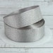 25mm Silver Satin Ribbon