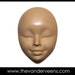 Mold No.109 (Face- Closed eyes) by Veronica Jeong From thevanderveens