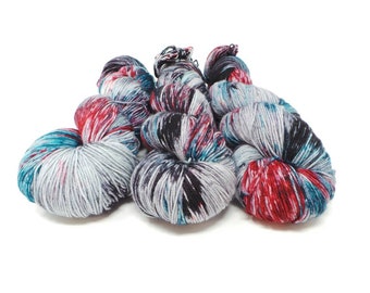 Dark Side - 4ply Elegant Sock hand dyed yarn – Superwash Merino + Nylon 75/25
