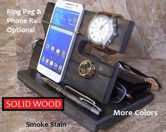 Organizer, Charging Station, iPhone, Charging Dock, Phone Station, Valet, Tech Gift, Desk Caddy, Gift for Men, Phone Charger