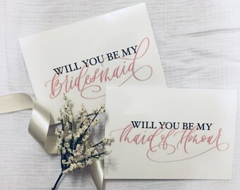 Will You Be My Bridesmaid Card