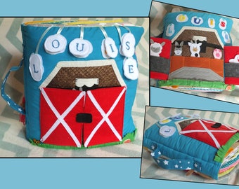 Great Quiet Book 10 farm pages + handle
