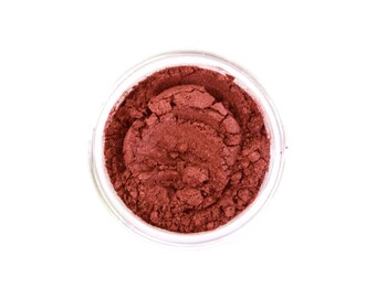 All Natural Makeup - Deep Red Copper Eye Shadow - Eye Makeup - Lucky Penny