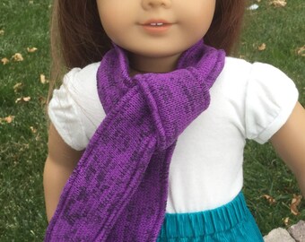 doll scarf, 18 inch doll scarf, doll scarf fits dolls like American girl dolls, doll clothes, 18 inch doll outfit, dolls, doll accessories,