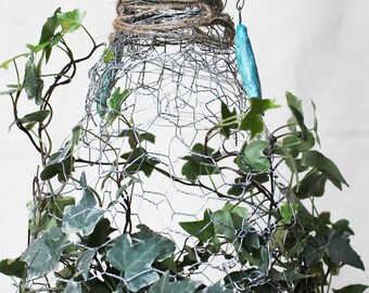Our Lady of the Ivy- papier-mâché art doll ooak