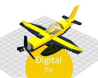 Cool gift for boys Lego birthday gift for kids instruction for child play Gift lego Airplane for boys instruction plane Lego fans aircraft