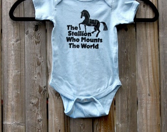 Game of Thrones // Dothraki Onesie // The Stallion Who Mounts the World