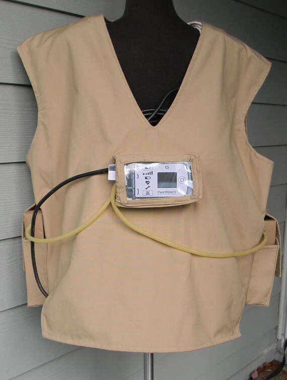 LVAD Heart Mate 2 Medical Vest Women's Custom Made by