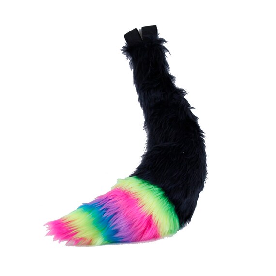 rainbow fox plush