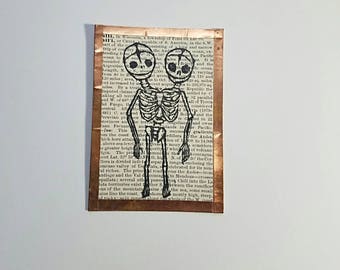 Relief Printed Conjoined Twin ACEO