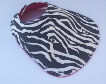 Reversible Baby Bib for Baby Girl