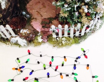 miniature christmas lights fairy garden dollhouse lights string of lights non lighting - Dollhouse Christmas Lights miniature christmas lights fairy garden dollhouse lights string of lights non lighting - Dollhouse Christmas Lights