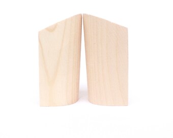 1 pair 4 inch ( 10 cm) wooden chunky/block heel for women platform shoe/sandal