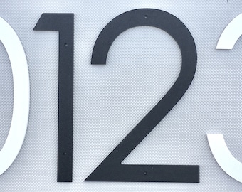 14 inch Modern House Numbers Letters