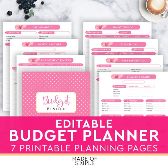 monthly bill organizer book