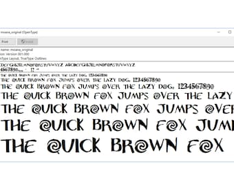Moana Version 2 Font True Type. To install and write