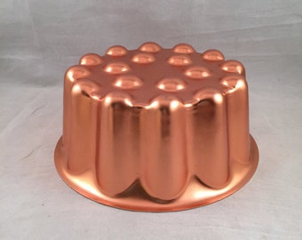 Vintage Copper Jello Mold Wall Hanging