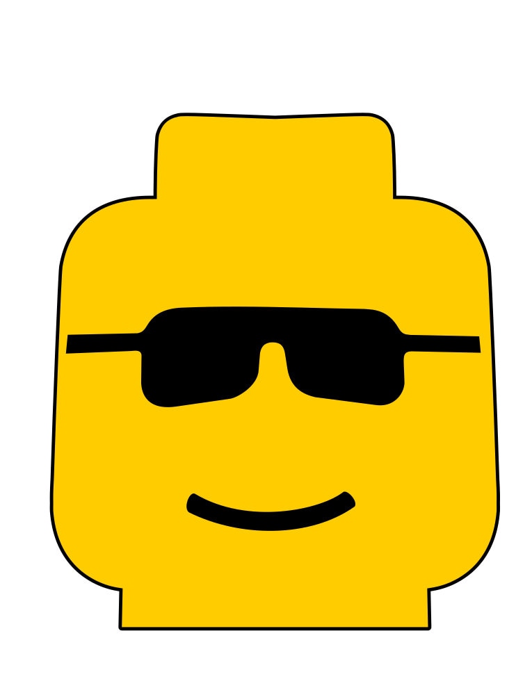 Lego Heads Svg Files From Mamascontrolledchaos On Etsy Studio