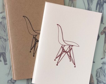 Eames Molded Plastic Chair Illustration Note Card