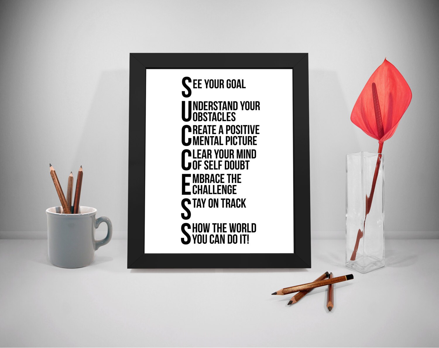 success quote printable goal quote obstacle motivation