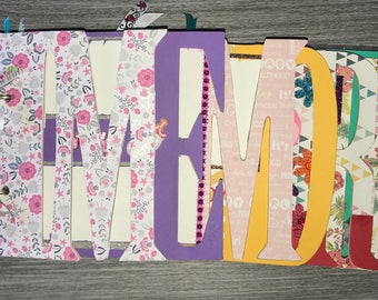 Custom Baby Chipboard Album