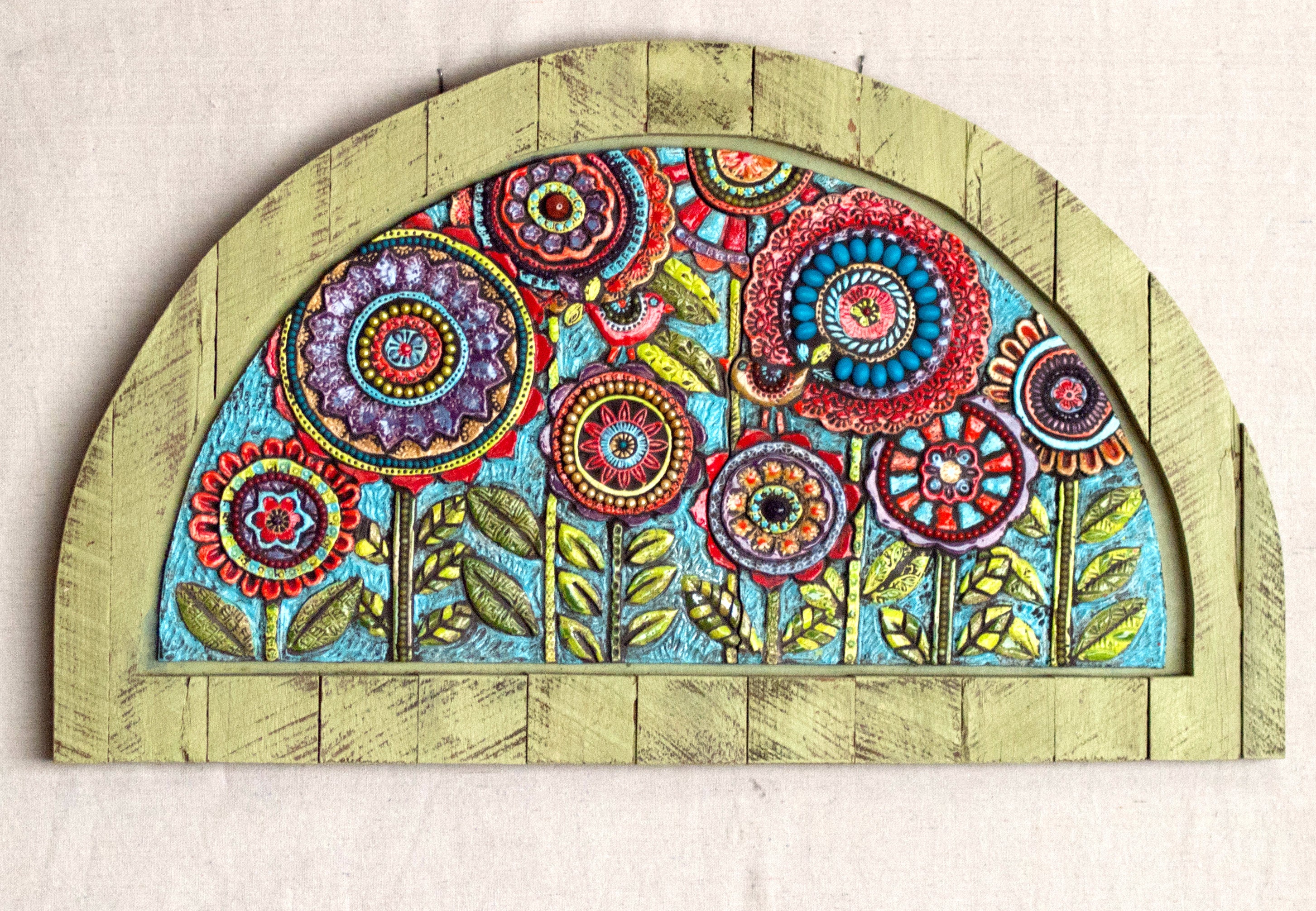 Half Moon Wall Art Arched Wall Art Mosaic Wall Art Unique