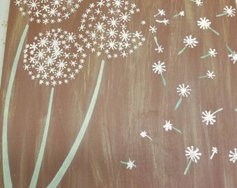 Dandelion Blowing in the Wind