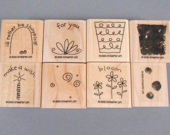 Stampin Up Fun Filled- set of 8 rubber stamps