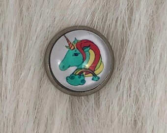 Unicorn Head Tie Tack, Lapel Pin, New