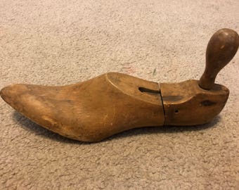 Vintage Wood shoe form