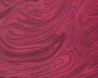 100 percent cotton fabric/red/marbled/crafts/quilting/apparel/by the yard