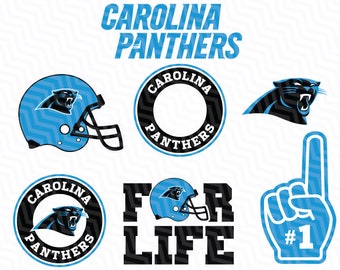 Carolina Panthers SVG File, American Football, Football Svg files, Cricut, Silhouette Cut File, Vector Cut File, Logo, Instant Download