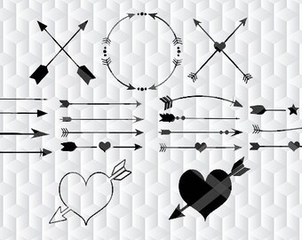 Arrows svg ,eps, jpg ,png , dxf file, Arrow circle svg, Arrow frame svg, Arrow monogram svg , Arrows cut file, Arrow cricut