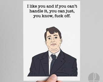 Peep Show | Mark Corrigan | I like you and if you can't handle it, you can just, you know, fuck off