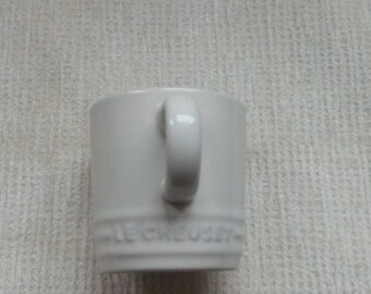 Two Le Creuset/ Stoneware Expresso Cup/Le Creuset Cup/Expresso Cup/TWO coffee cups