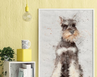 Miniature schnauzer | Etsy