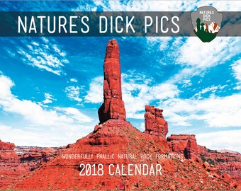 2018 Natures Dick Pics Funny Wall Calendar | Funny Gifts | Man Gift | Valentines Day Gift | Funny Valentines Gift for Him