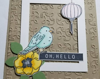 Blue Bird Mother's Day card