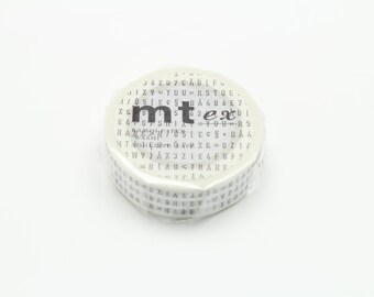 mt ex -character strings washi tape - 15mm x 10m x 1 roll