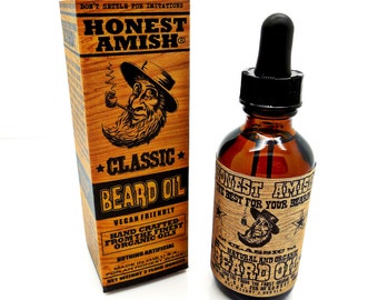 Honest Amish Classic Beard Oil 2 oz