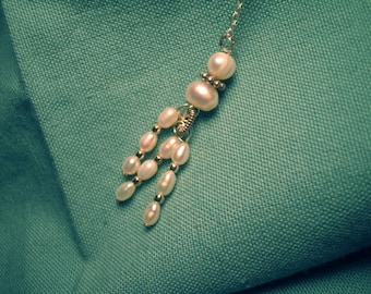 Pearl Pendant on Sterling Silver Chain