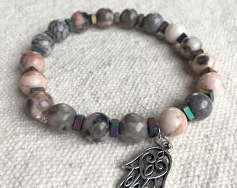 Pink Jasper Bracelet "Rosie"