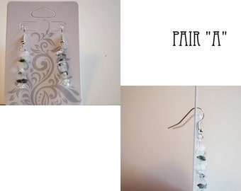 Tourmalinated Quartz Earrings