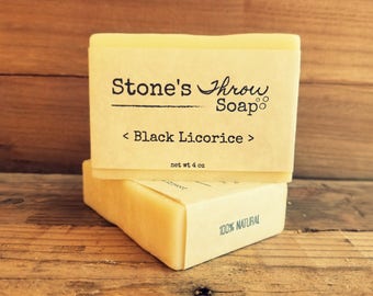 Black Licorice Handmade Bar Soap