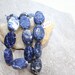 Individual Pieces of 24 X 17mm Carved (Dragon) Oval Sodalite Beads #251, Carved Sodalite Beads, Carved Beads,Oval Sodalite Beads