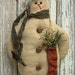 113 - Mr. Winter Snowman Ornament e-Pattern