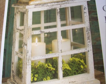 Large Windowpane Lantern
